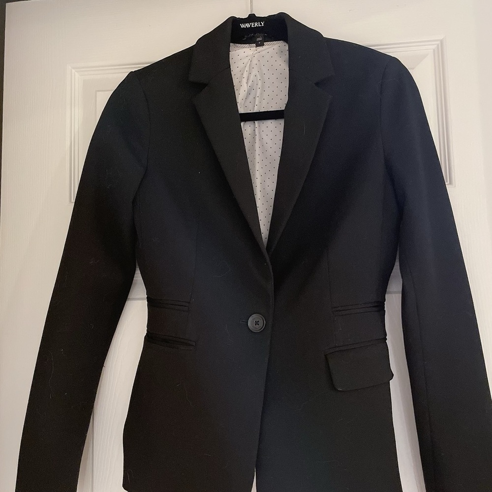 Express double pocket lined blazer